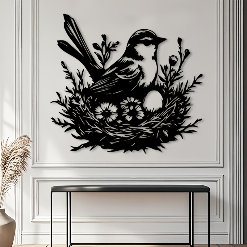 CIFBUY 金属製ウォールアート鳥の巣装飾ナチュラルスタイ - Art And Craft For Nursery のレビューと価格