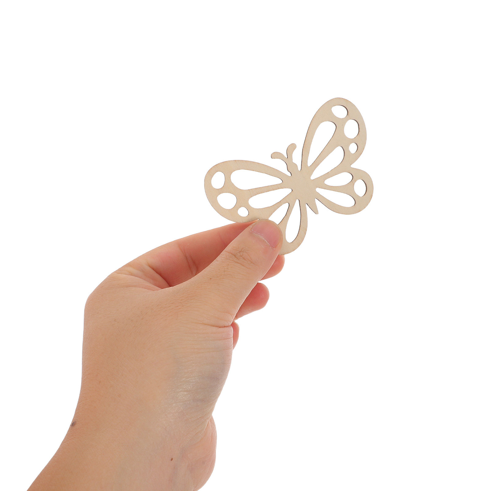 16個入り、未塗装の木製バタフライウォールアート。DIYでカ - Art And Craft For Nursery のレビューと価格